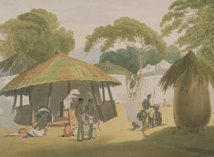 Vila Africana, publicada em 1806 (litografia)